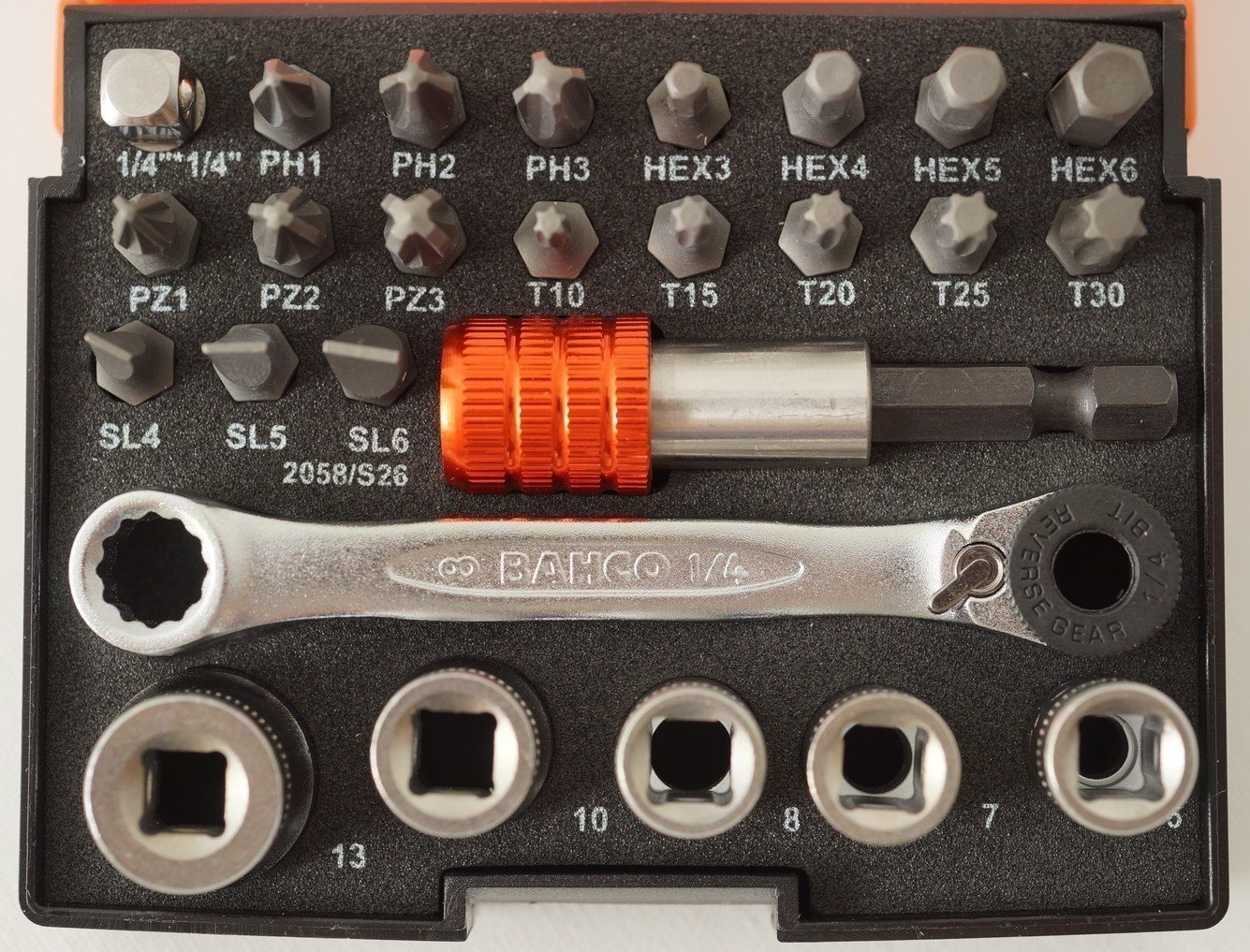 Bahco Klemmleiste 1/4-3/8-1/2, RAIL-340 : Bahco-Werkzeuge