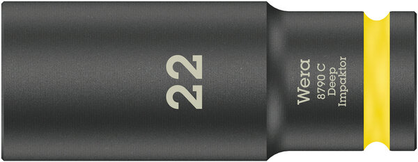 Wera Impaktor Krafthylsa lång 1/2" 22mm