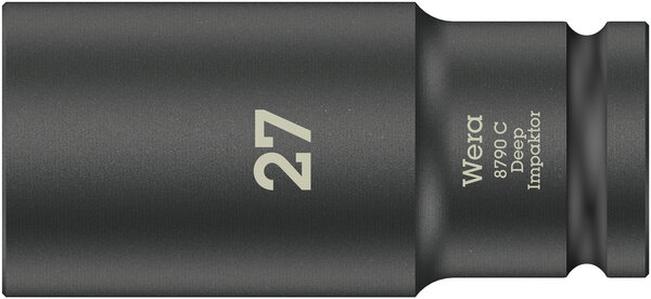 Wera Impaktor Krafthylsa lång 1/2" 27mm