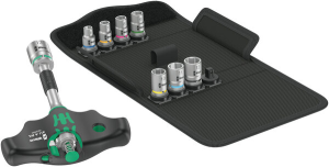 Wera T-handtag med hylsor KK 400 RA set 2, 9-delar