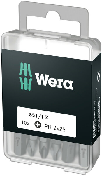Wera Bits PH2 • 25mm • 10-pack