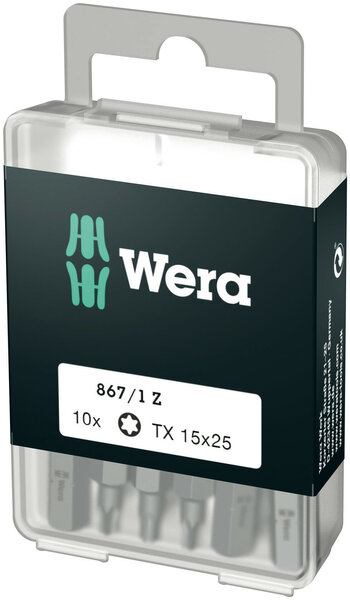 Wera Bits T15 • 25mm • 10-pack