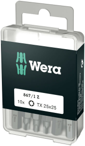 Wera Bits T25 • 25mm • 10-pack