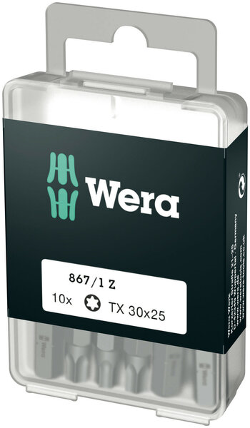 Wera Bits T30 • 25mm • 10-pack
