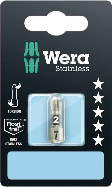 Wera Bits TS PZ2, rostfritt