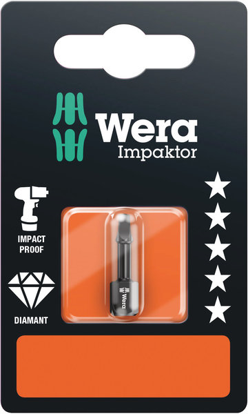 Wera Bits impaktor SQ2, innerfyrkant