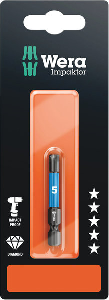 Wera Bits impaktor HEX5 • 50mm