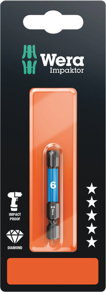 Wera Bits impaktor HEX6 • 50mm