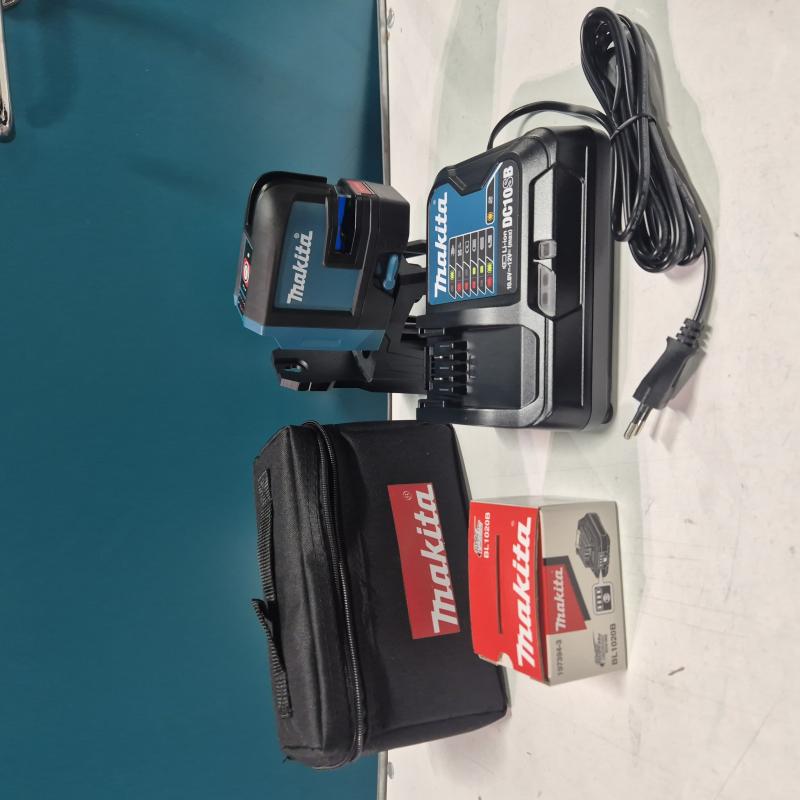 Makita SK106DZ Kryss- och punktlaser 12V (demomaskin) + laddpaket-på-köpet