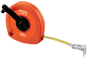 Bahco Måttband 20 Meter •  stålband • hake