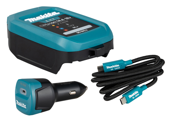 Makita DC18SJ Billaddare-set 18V