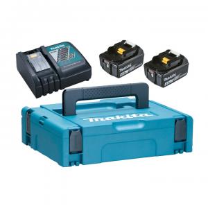Makita Powerpack Laddpaket 18V (2x4.0Ah + snabbladdare)