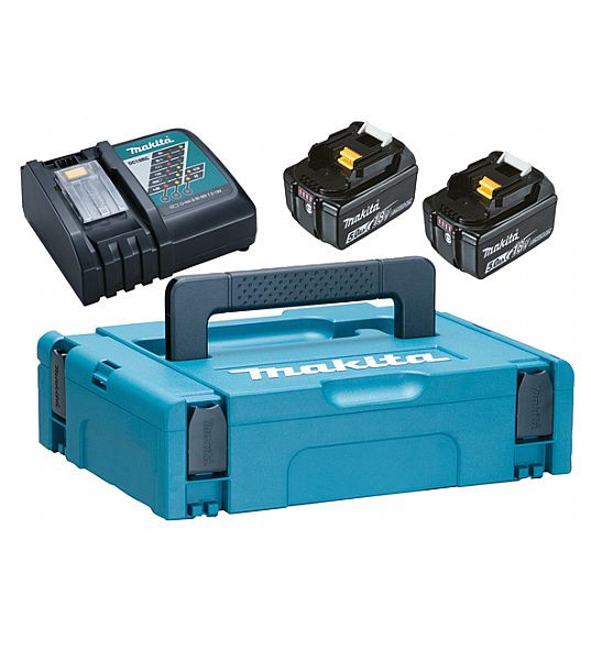 Makita Powerpack Laddpaket 18V (2x5.0Ah + snabbladdare)