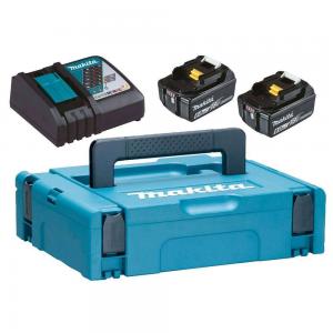 Makita Powerpack Laddpaket 18V (2x6.0Ah + snabbladdare)