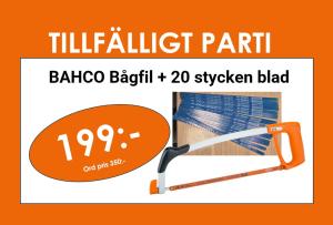 Bahco Bågfil 317 + 20st bågfilsblad