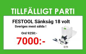 Festool Sänksåg 18V TSC 55 KEB-Basic