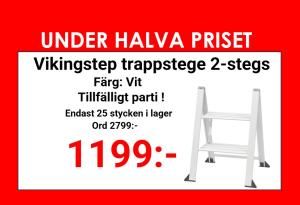 Vikingstep trappstege Midi Colour • Vit