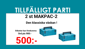 2st MAKPAC 2 Väskor