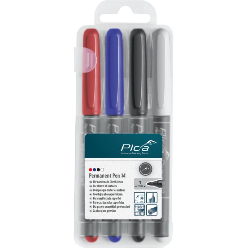 Pica Märkpenna 4-pack, 1mm