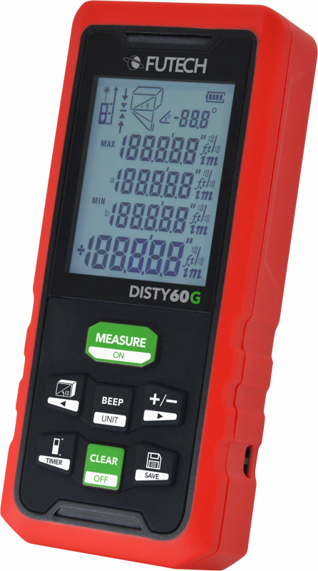 Futech Avståndsmättare Disty 60G grön
