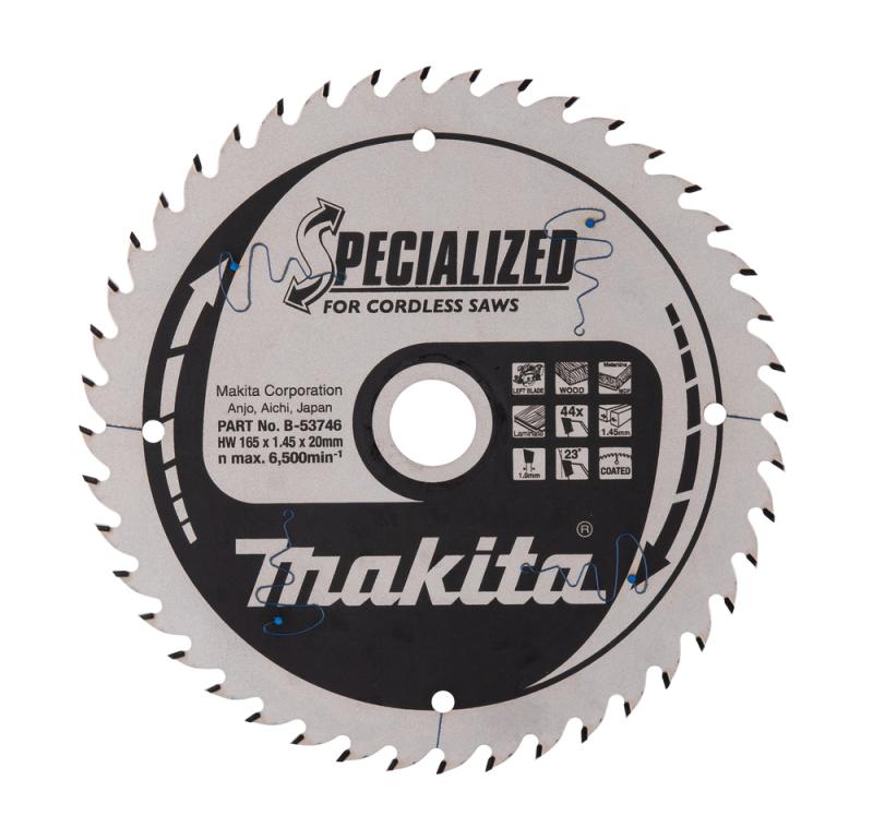 Sågklinga MDF 165x20x1,45 44T Specialized