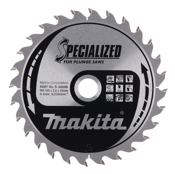 Sågklinga Trä 165x20x2,0 28T Specialized