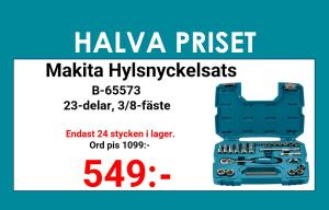 Makita Hylsnyckelsats 3/8 23-delar
