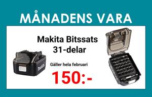 Makita Bitssats batteri 25mm • 31-delar