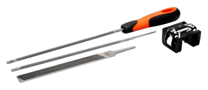 Bahco Sågkedjefil sats 4mm, 5-delar