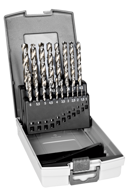 Bahco Spiralborrsats HSS-G 19-delar