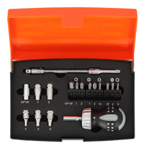 Bahco Spärrskruvmejselsats 18-delar