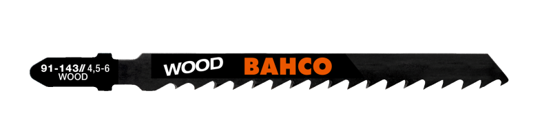 Bahco sticksågblad Trä 125mm, 5-pack