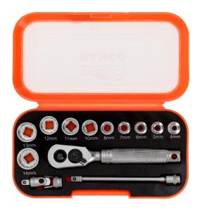 Bahco Hylsnyckelsats 1/4" 13-delar