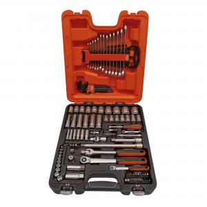 Bahco Hylsnyckelsats 1/4" och 1/2" med u-ringnycklar, 103 delar