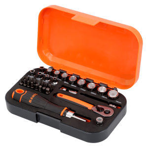 Bahco Hyls- och bitssats 1/4, 34-delar