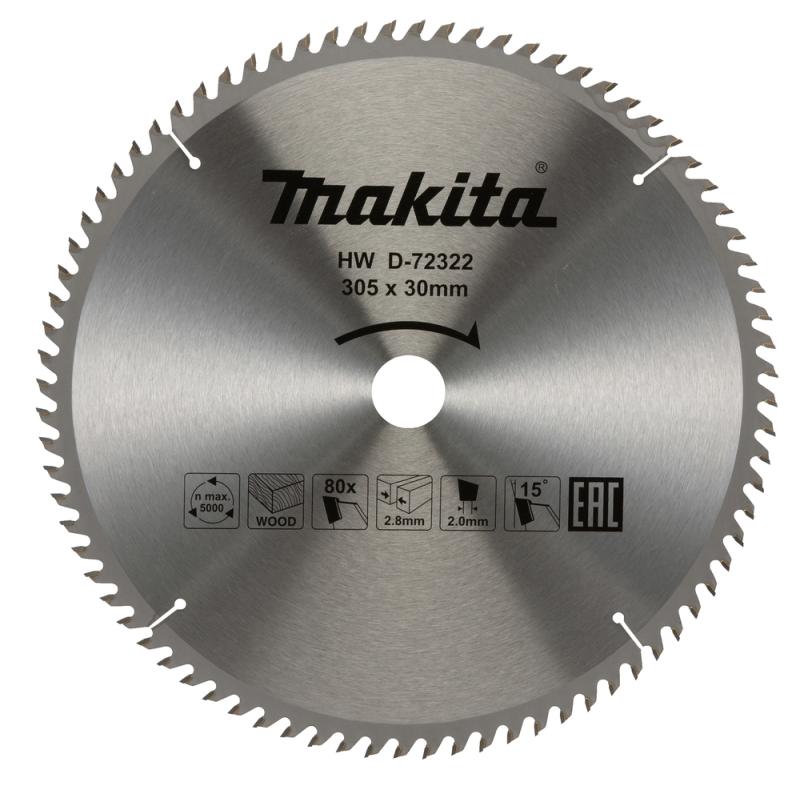 Sågklinga Trä 305x30x2,8 80T