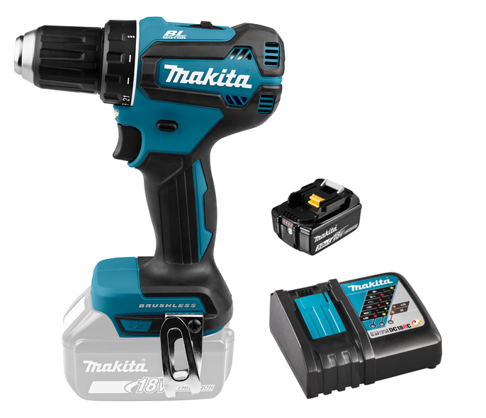 Makita DDF485-Easy Borrskruvdragare 18V + Power3