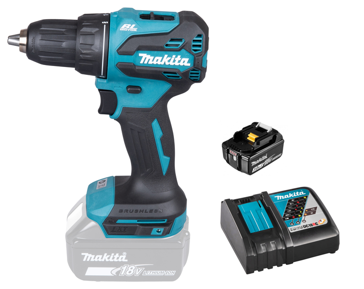 Makita DDF490-Easy Borrskruvdragare 18V + Power3