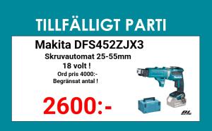 Makita DFS452ZJX3 Gipsautamat 18V 25-55 mm