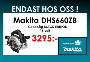 Makita DHS660ZB Cirkelsåg 18V - Black edition