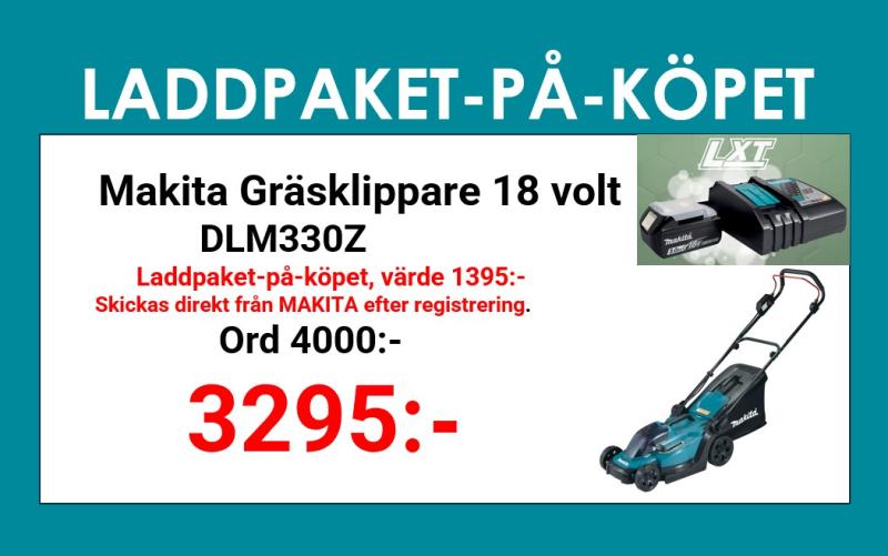 Makita DLM330Z Gräsklippare 18V