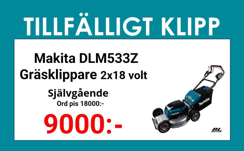 Makita DLM533Z Gräsklippare 2x18V (självgående)