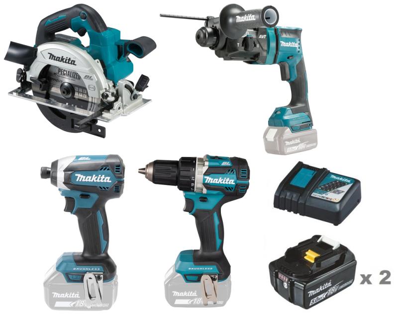 Makita DLX4000 Combokit 18 volt