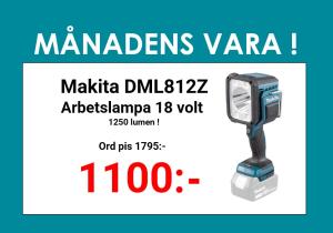 Makita DML812 Arbetslampa 18V, 1250 lumen