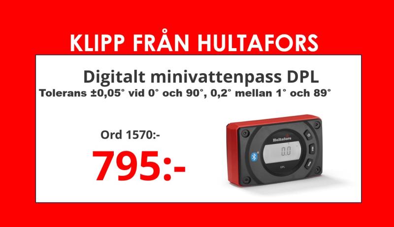 Hultafors Digitalt Minivattenpass DPL