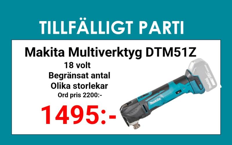 Makita DTM51Z Multiverktyg 18V