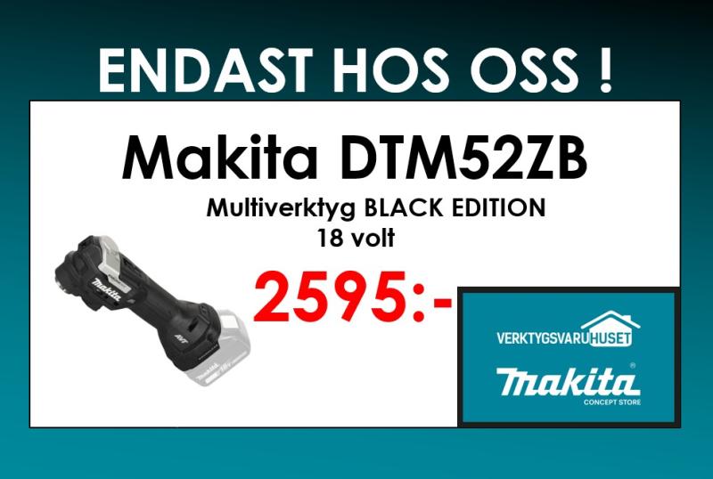 Makita DTM52ZB Multiverktyg 18V -Black edition