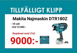 Makita DTR180ZJ Najmaskin 18V