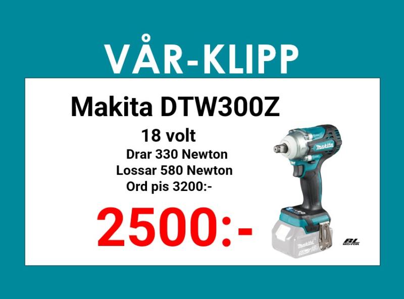 Makita DTW300Z Mutterdragare 18V