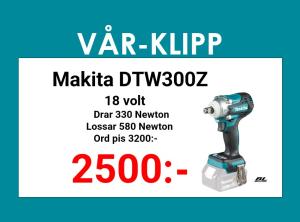 Makita DTW300Z Mutterdragare 18V
